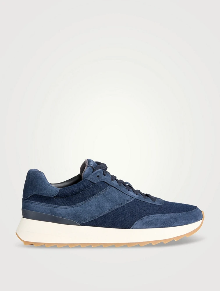 Edric Mixed-Media Sneakers