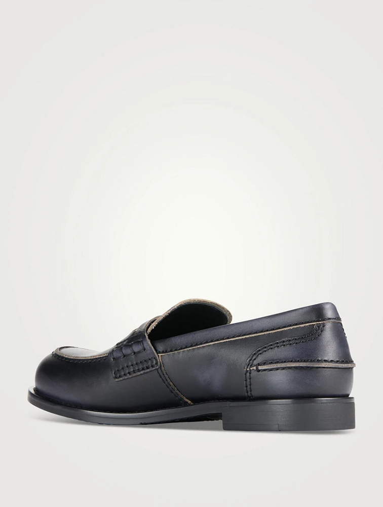 Leather Penny Loafers