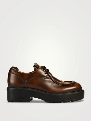 Leather Lug-Sole Wallabies