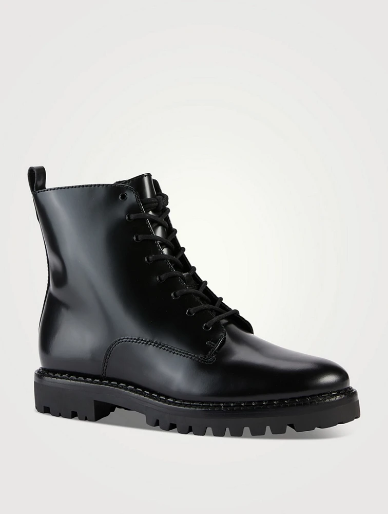Cabria Leather Combat Boots