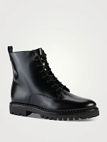 Cabria Leather Combat Boots
