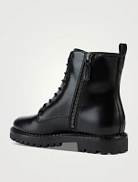 Cabria Leather Combat Boots