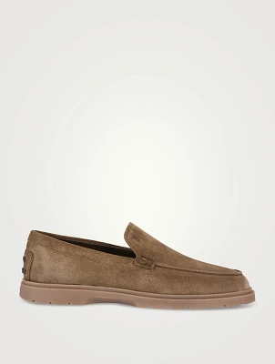 Suede Slipper Loafers