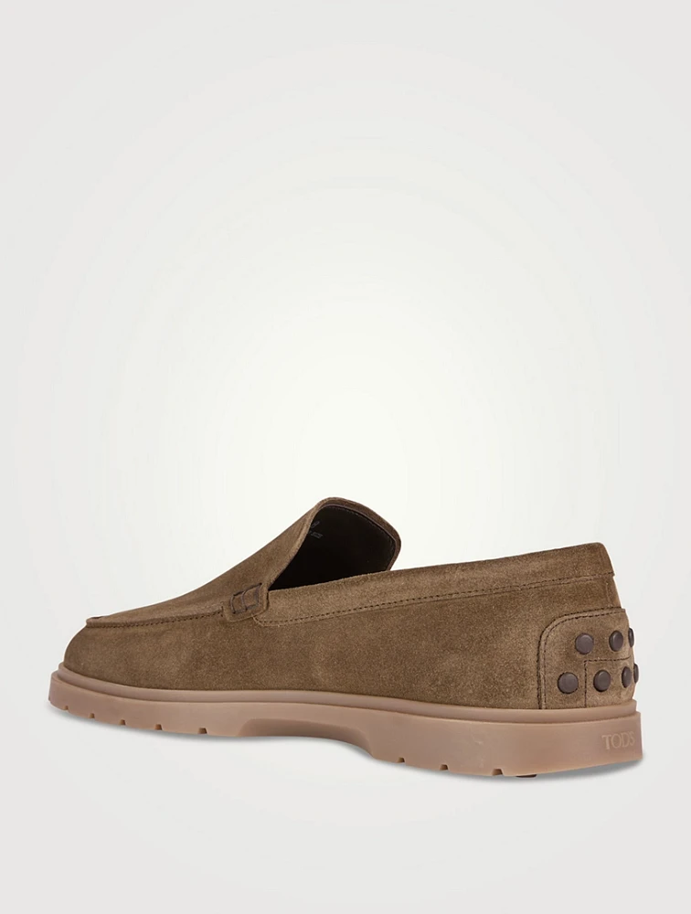 Suede Slipper Loafers