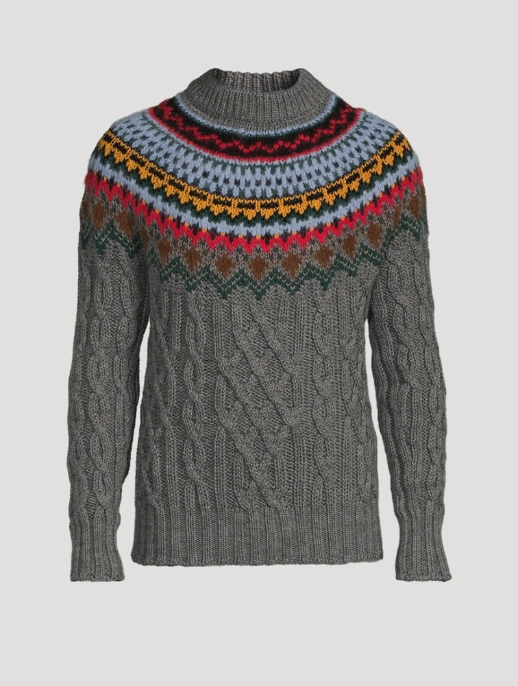 Cable-Knit Sweater