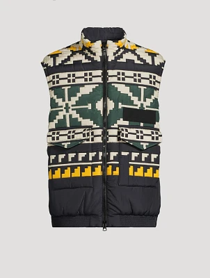 Geometric Quilted Vest