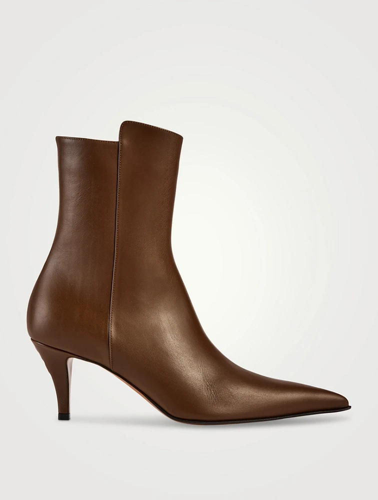Birdee Leather Ankle Boots