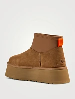 Classic Mini Dipper Sheepskin Platform Boots