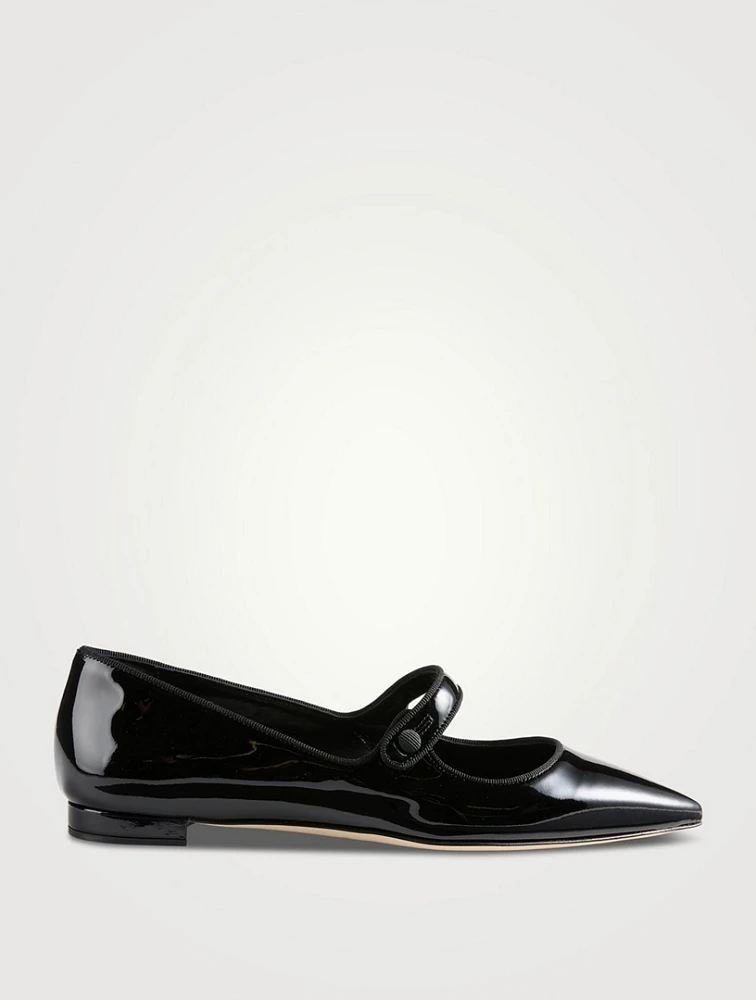 Campariflat Patent Leather Mary Jane Ballerinas
