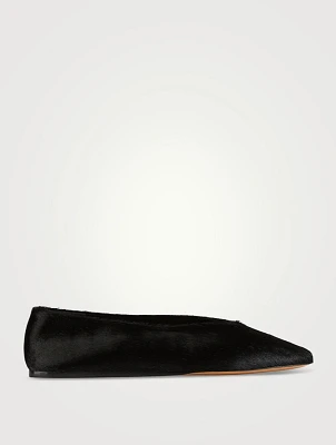 Luna Calf Hair Slippers