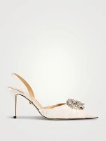 Galaxy Satin Slingback Pumps