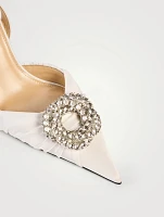 Galaxy Satin Slingback Pumps