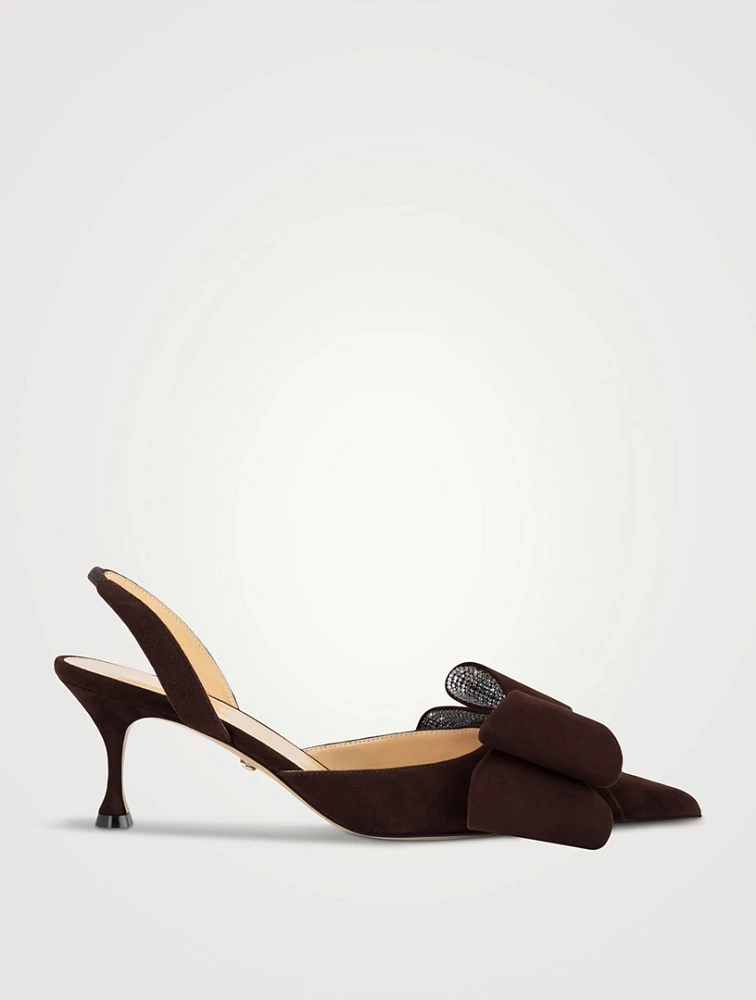 Le Cadeau Suede Slingback Pumps