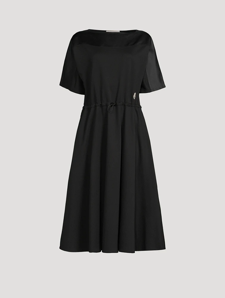 Drawstring Midi Dress