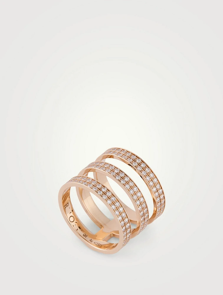 Berbere Gold Ring With Diamonds