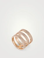Berbere Gold Ring With Diamonds