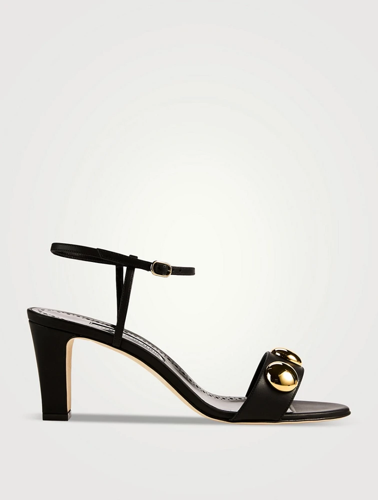 Chaouhenhi Embellished Leather Sandals