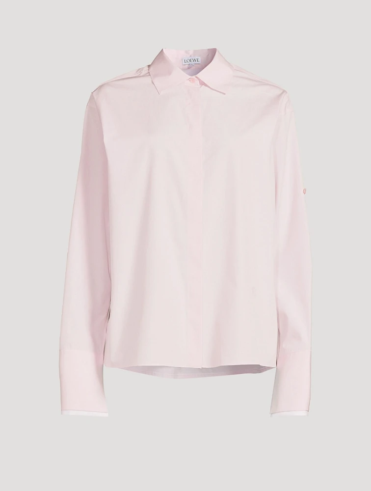 Turn-Up Poplin Shirt