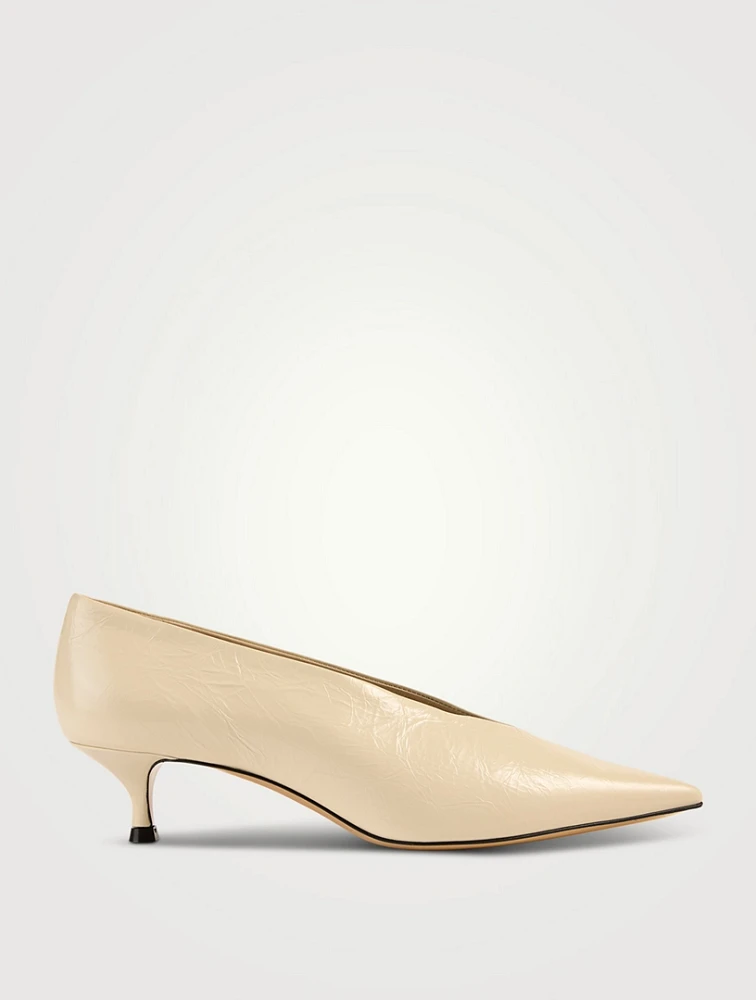 Babouche Leather Pumps