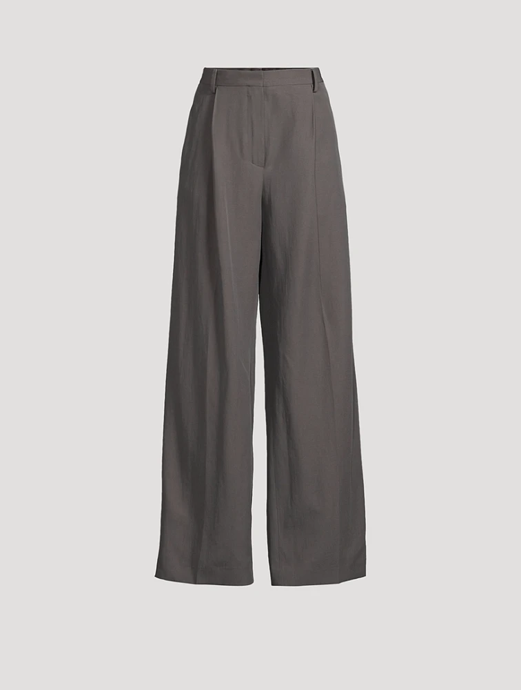 Porter Wide-Leg Trousers