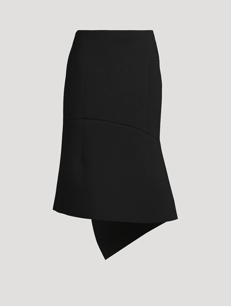 Neoprene Midi Skirt