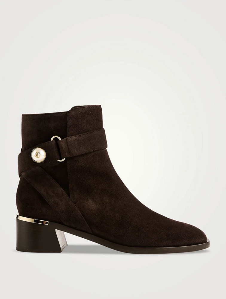 Noor Suede Ankle Boots