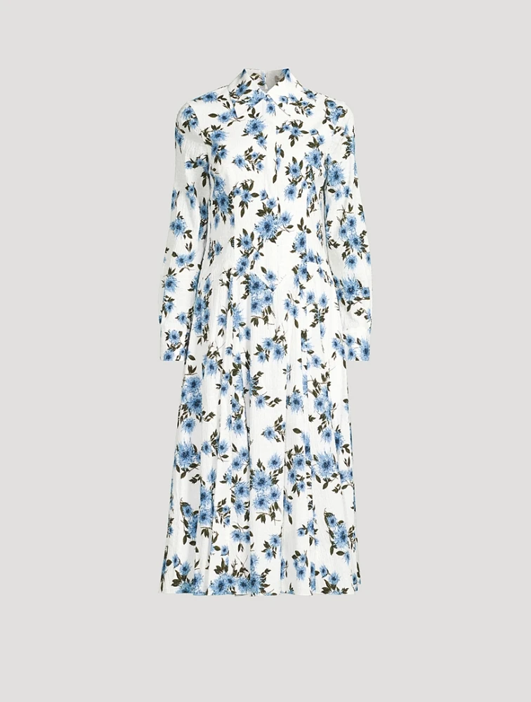 Jancine Shirt Dress Dahlia Print