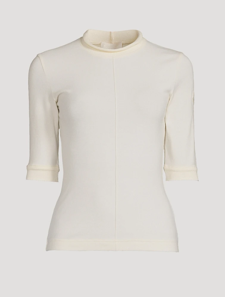 Short-Sleeve Sweater