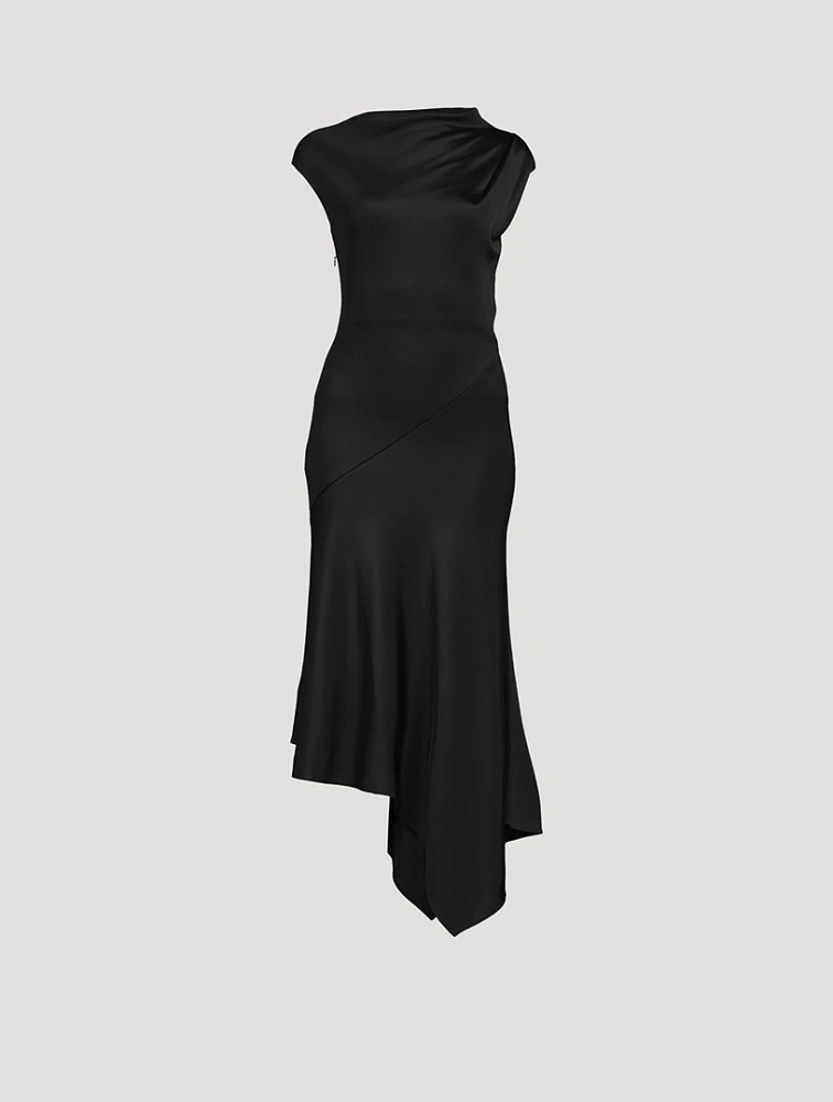 Asymmetric Midi Dress