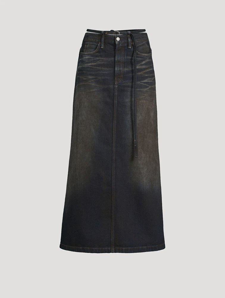 Denim Maxi Skirt