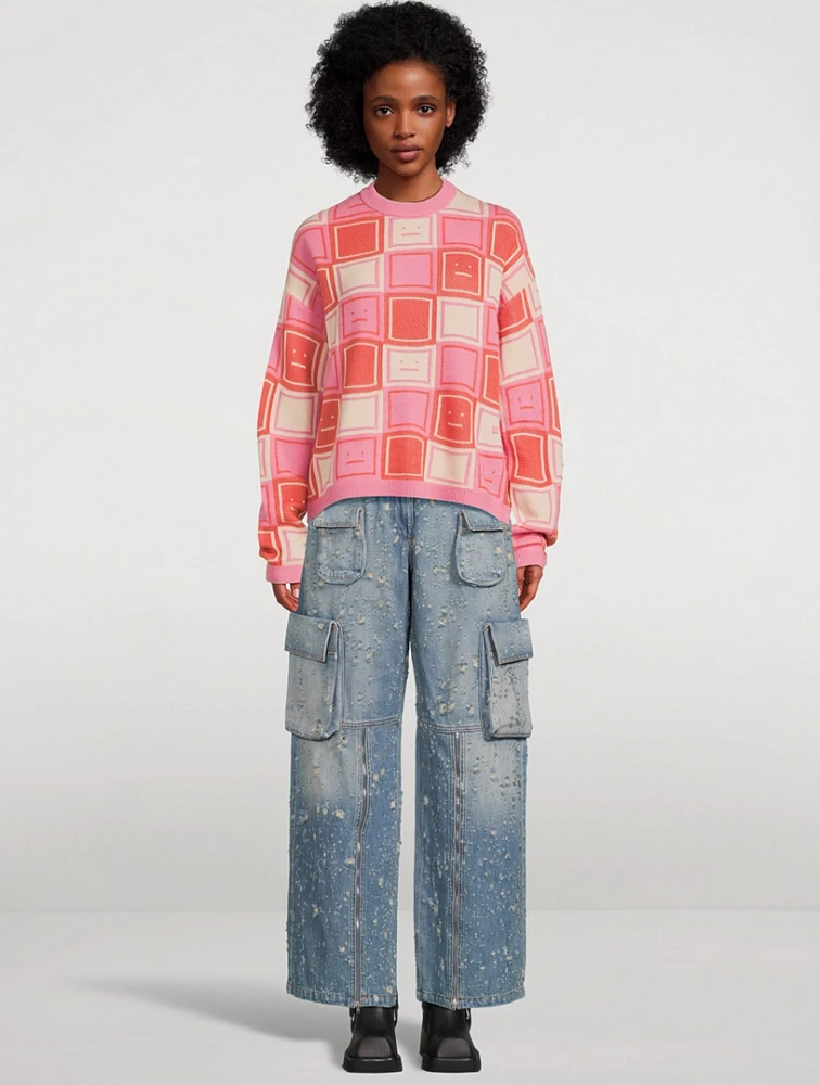 Logo Jacquard Sweater