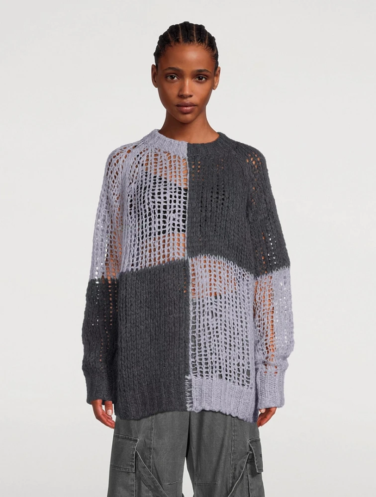 Open-Weave Sweater