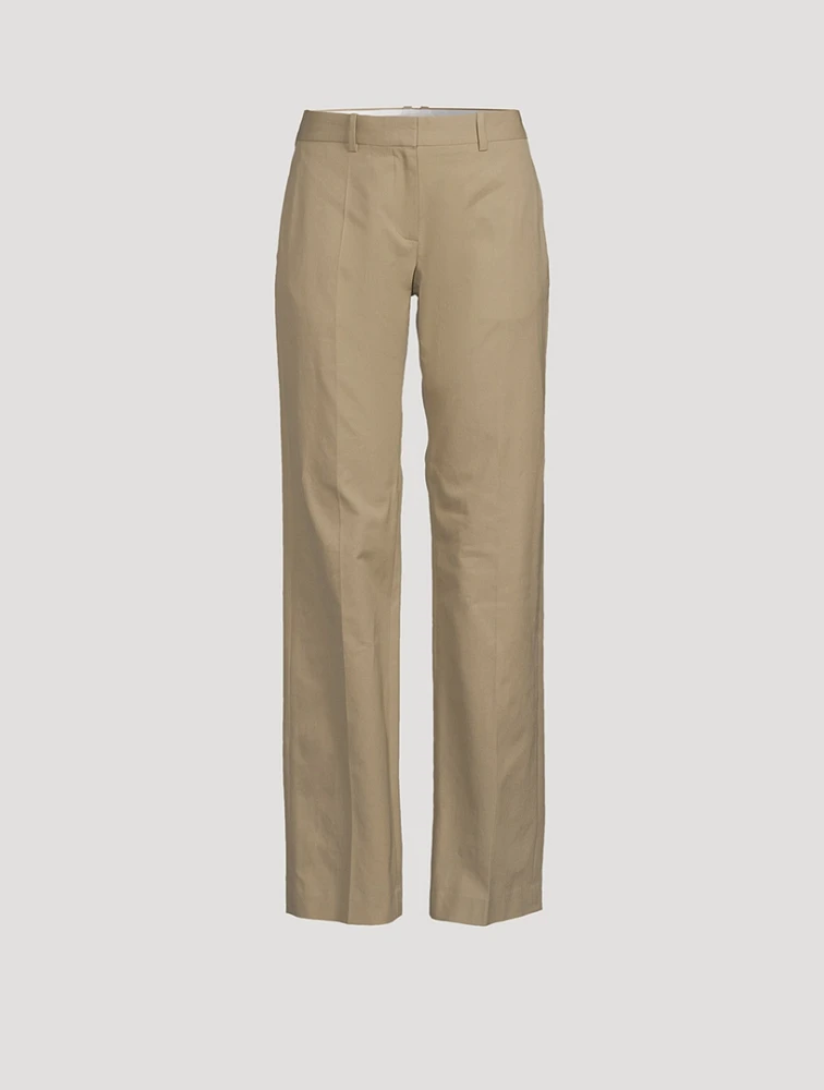 Selvie Stretch Cotton Gabardine Pants