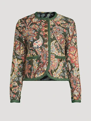 Twill Jacket Paisley Print
