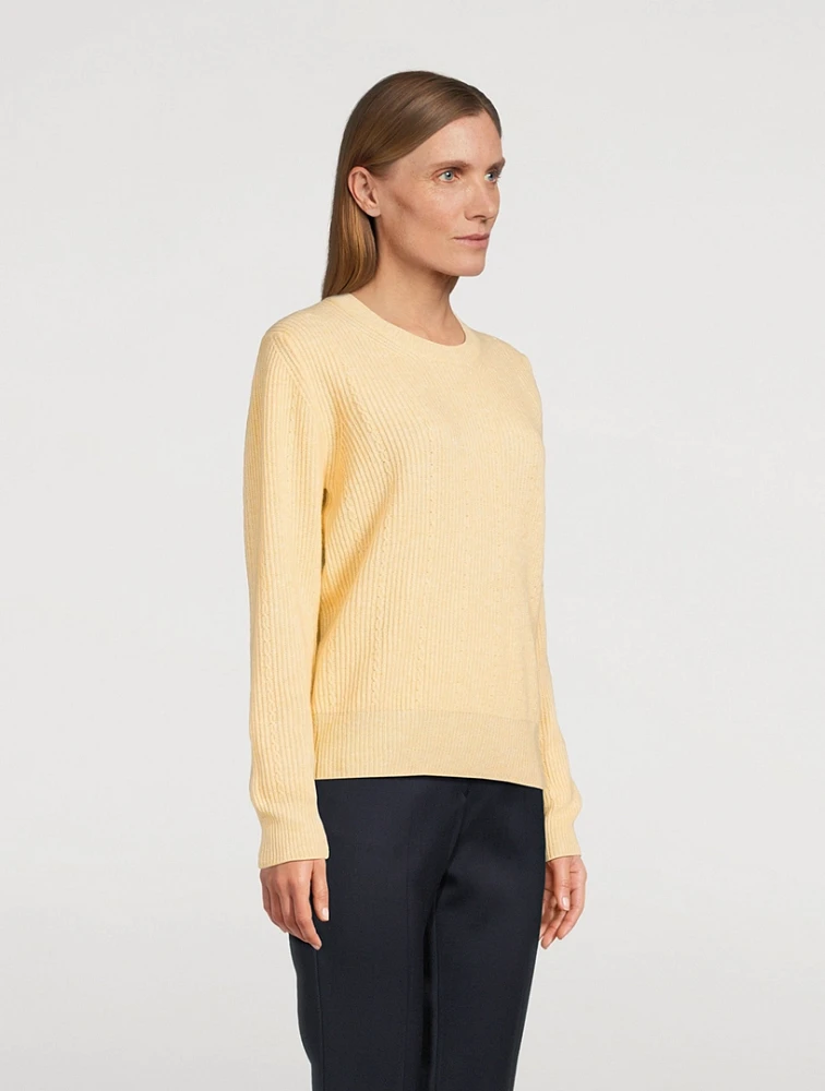 Pointelle Sweater
