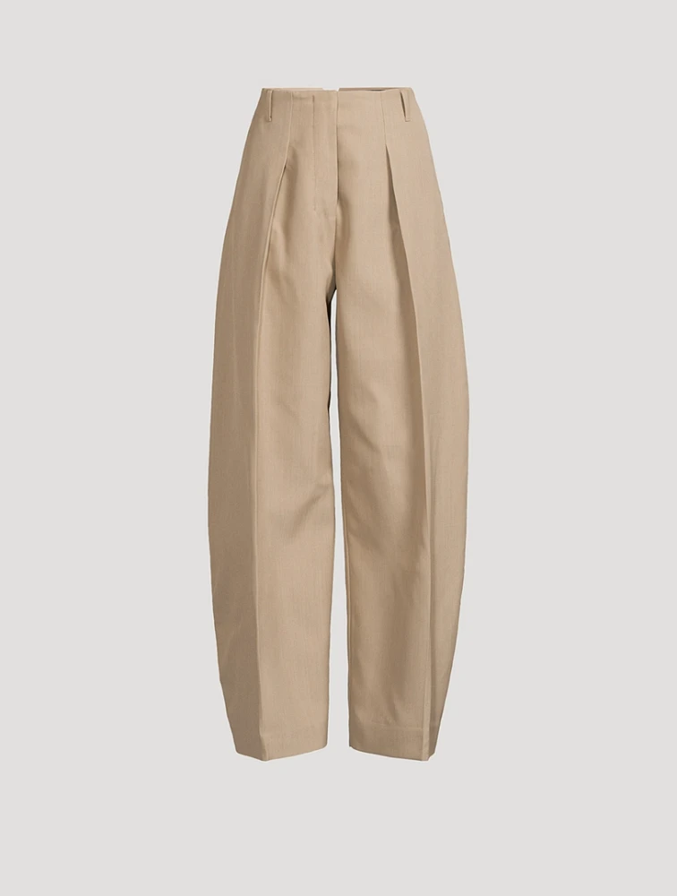 Le Pantalon Ovalo Barrel-Leg Trousers