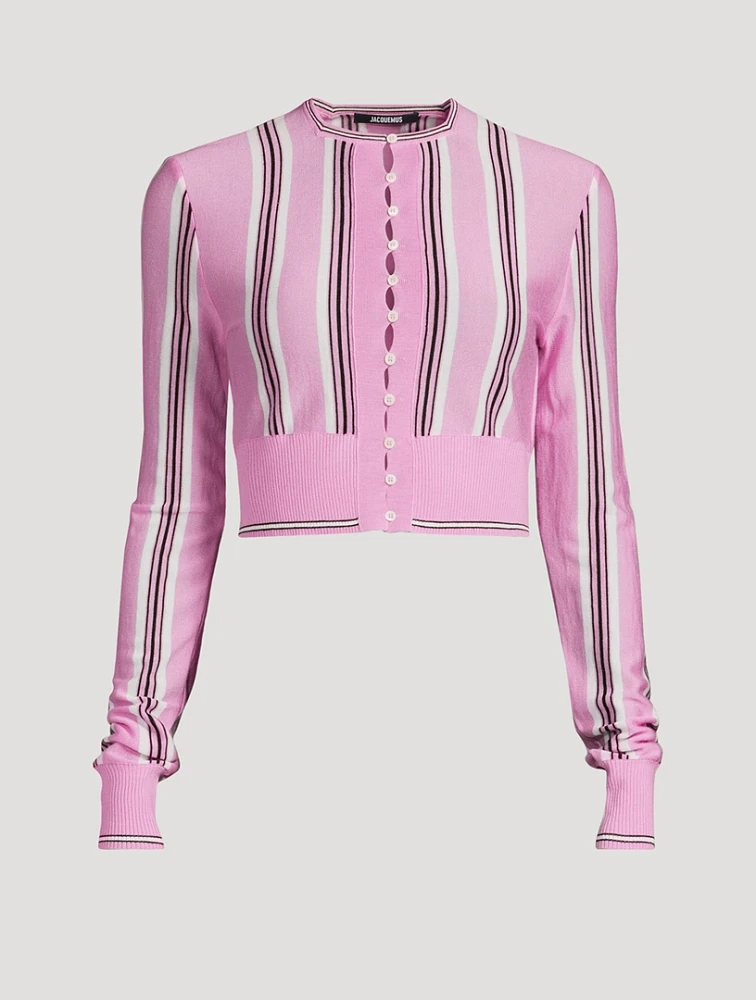 The Spiaggia Striped Cardigan