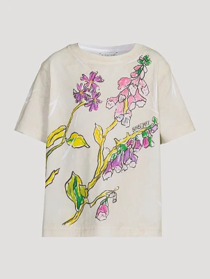 Cotton T-Shirt Floral Print