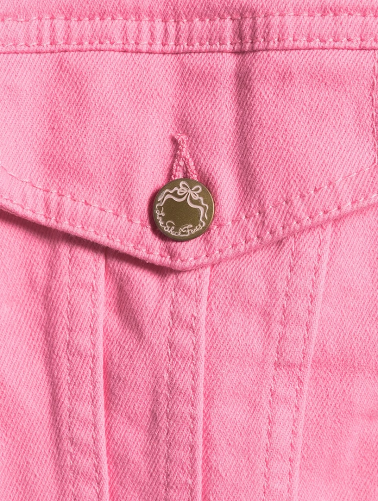 Paltro Cropped Denim Jacket