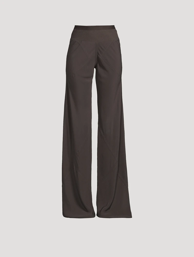 Lido Bias Crêpe Trousers