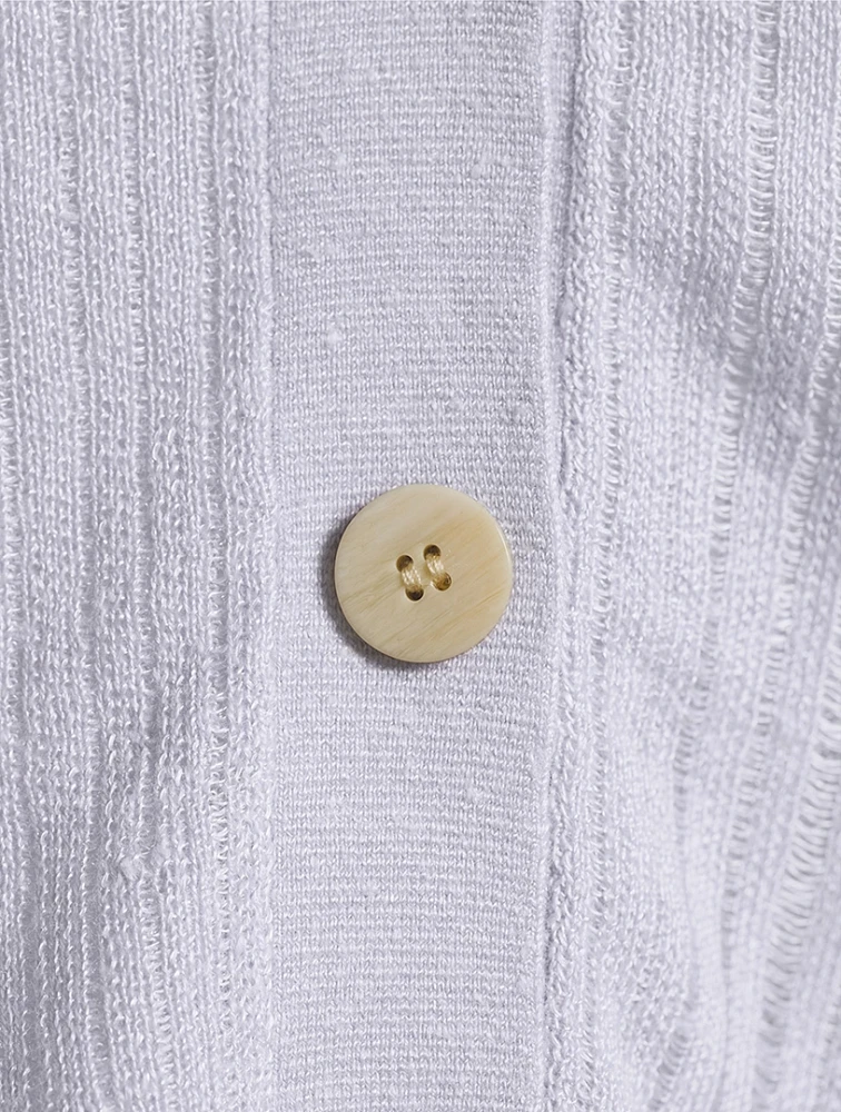 Ribbed Polo Shirt
