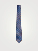 Geometric Silk Tie