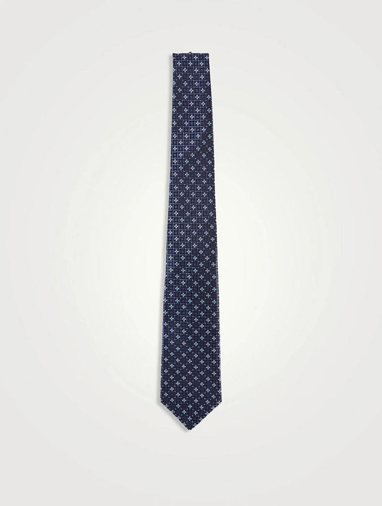 Geometric Silk Tie