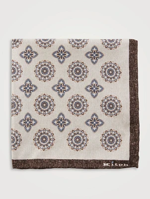 Pocket Square In Geo Print