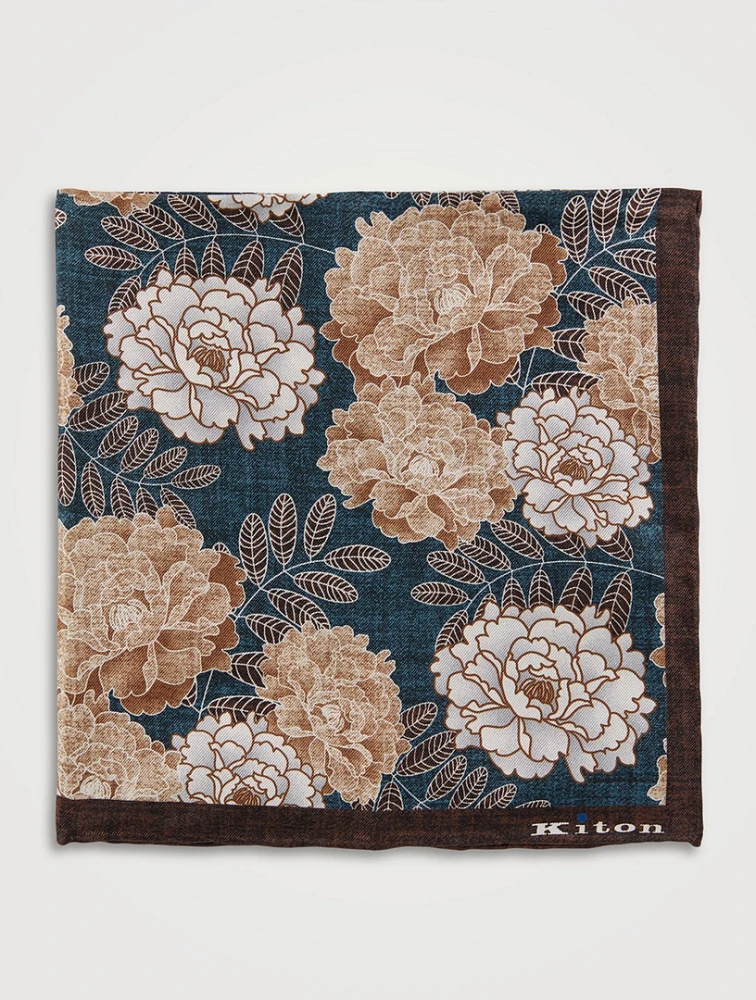 Pocket Square In Floral Print
