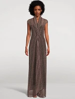 Lurex Maxi Dress