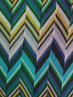 Straight-Leg Trousers Zig Zag Print