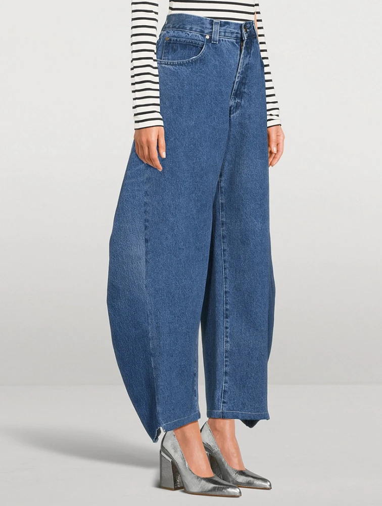 Rounded Upcycled Jeans