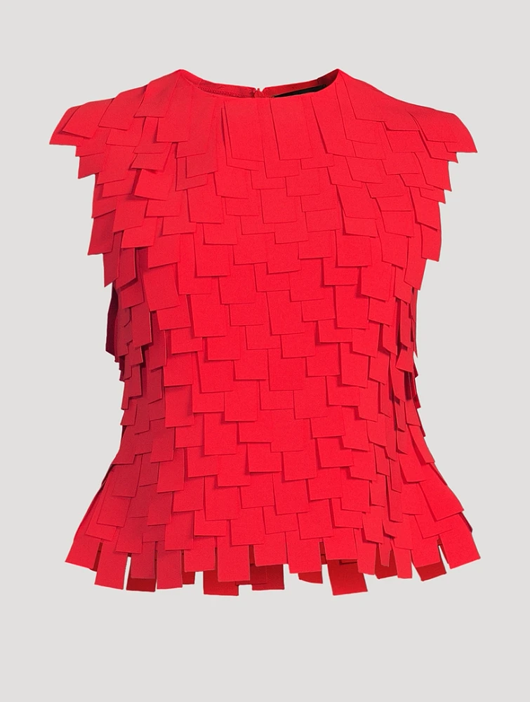 Multi Rectangle Sleeveless Top