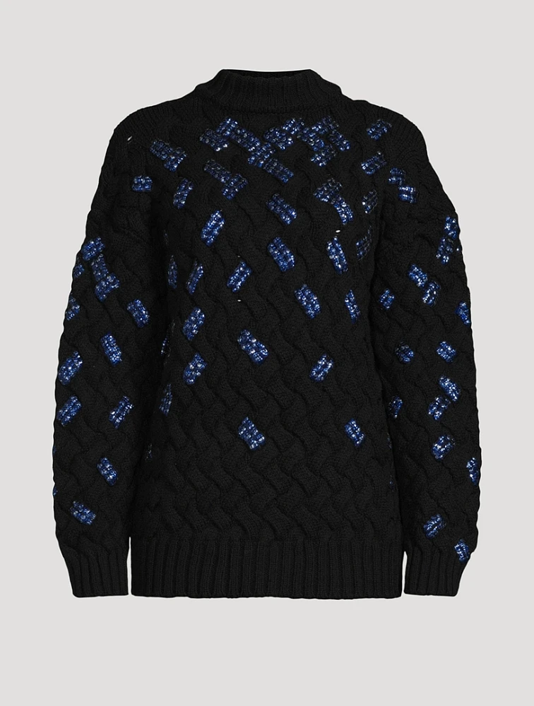 Tonaldo Embellished Wool Sweater
